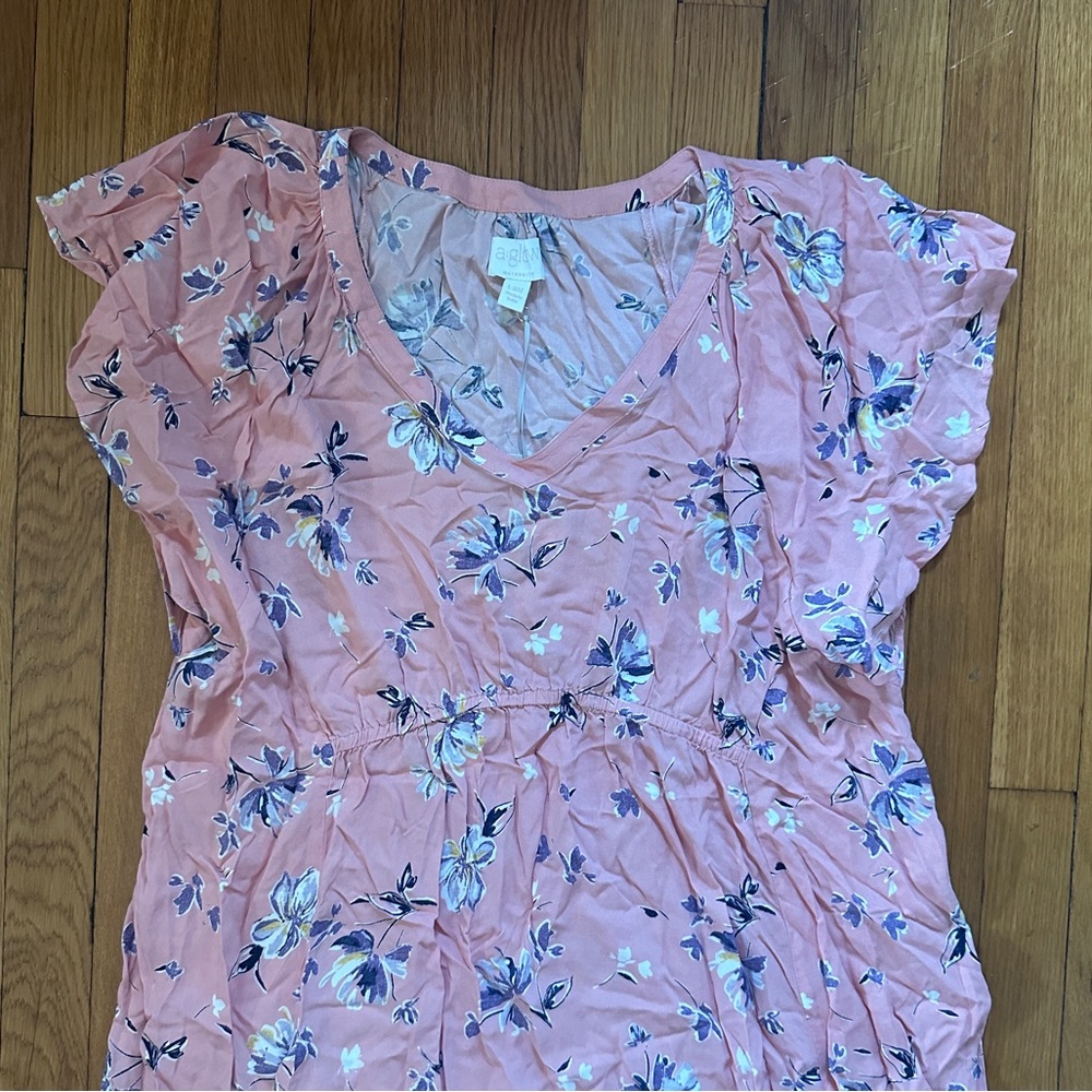 A:glow women’s maternity floral dress